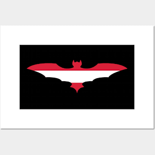 Austrian Bat Flag Posters and Art